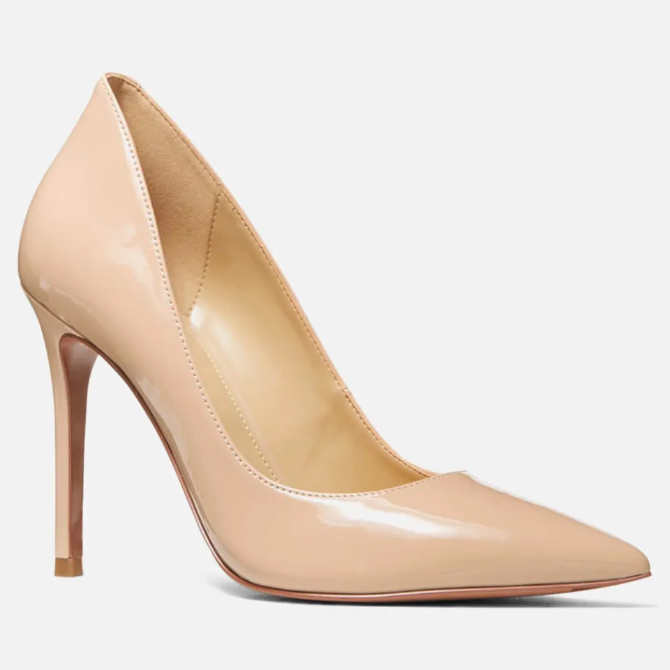 Heels|Dr. Martens MICHAEL Michael Kors Women's Alina Patent-Leather Heeled Pumps - UK 8