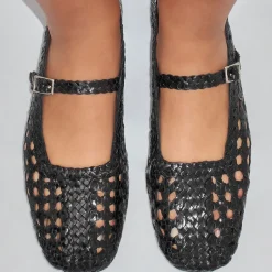 Flats|Calvin Klein Miista Women's Yeida Patent Leather Ballet Flats - UK 3