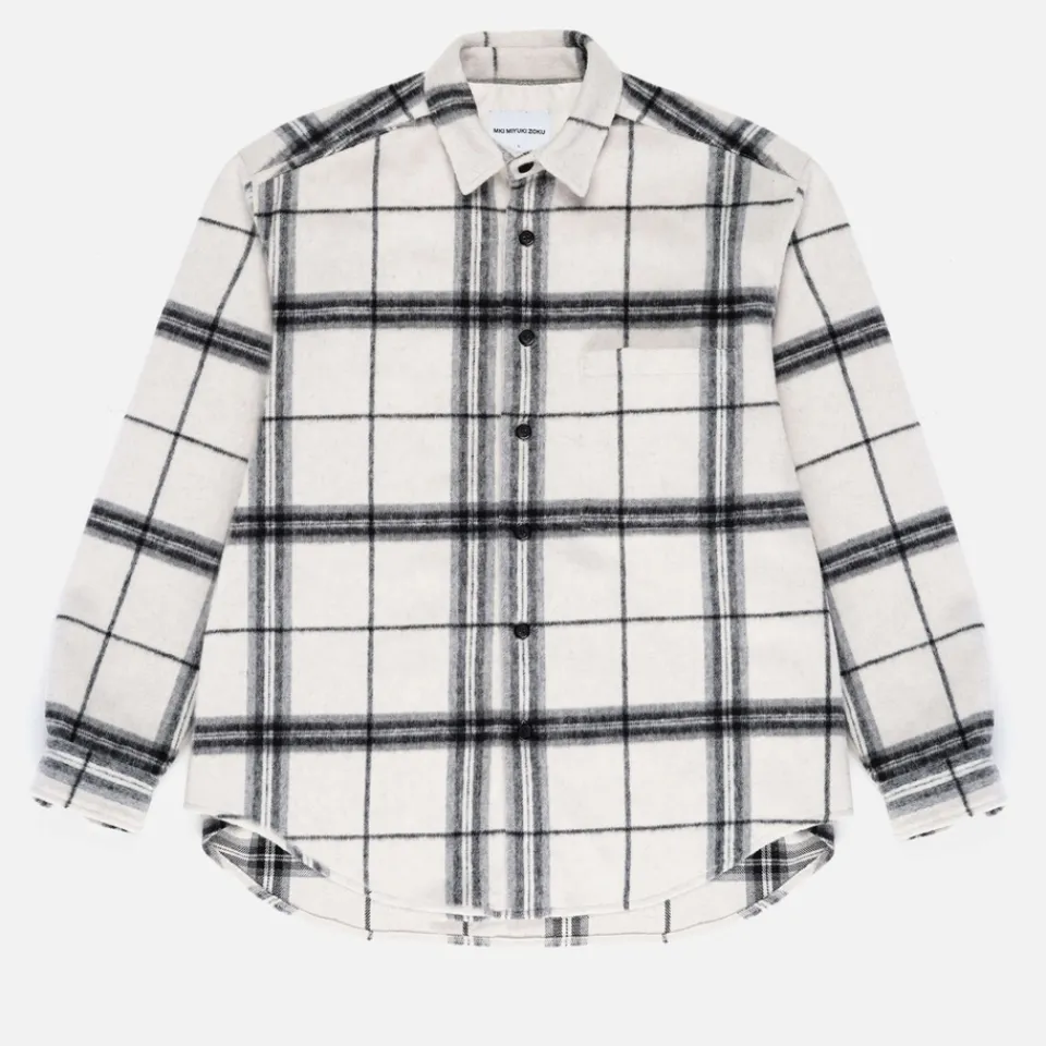 Shirts|Shirts|MKI MIYUKI ZOKU Checked Flannel Overshirt - S