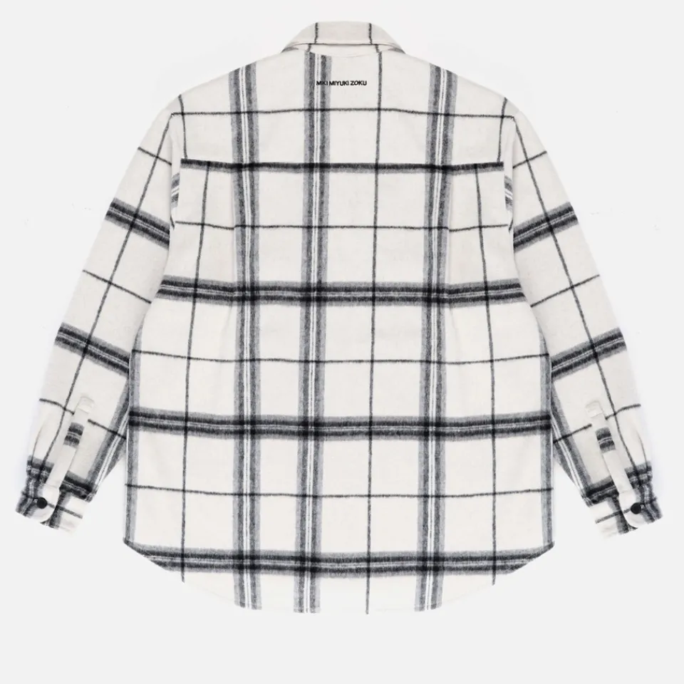 Shirts|Shirts|MKI MIYUKI ZOKU Checked Flannel Overshirt - S