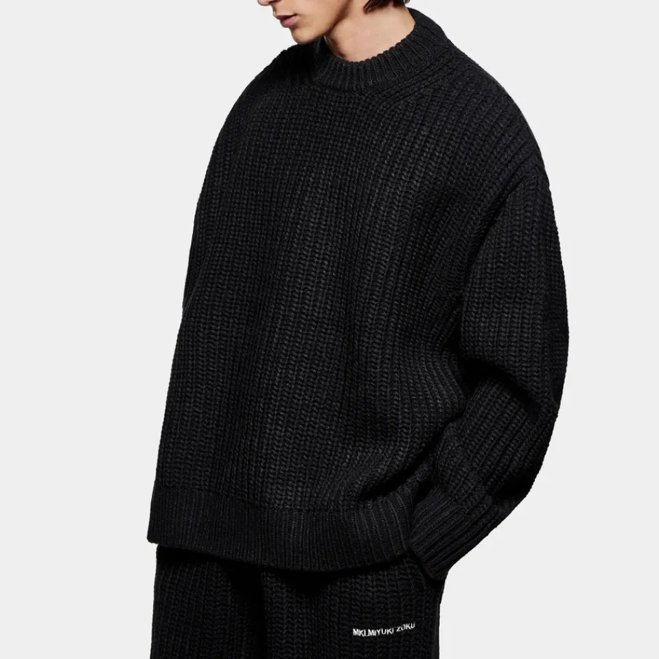 Knitwear|MKI MIYUKI ZOKU Chunky Ribbed-Knit Jumper - L