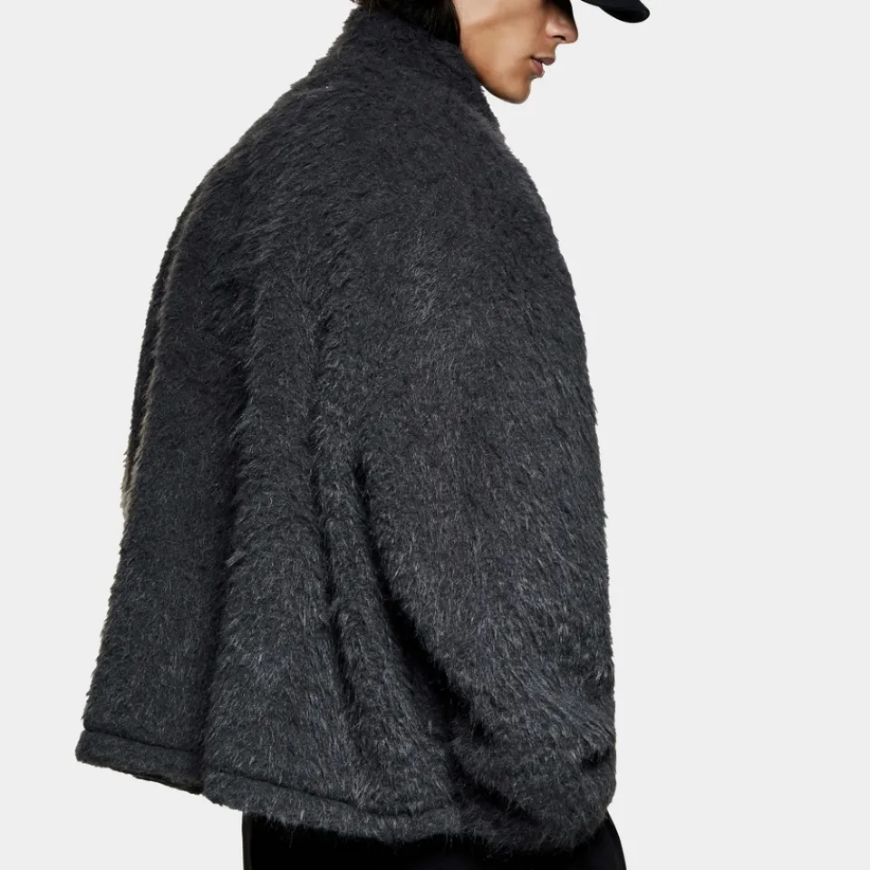 Jackets|Coats|MKI MIYUKI ZOKU Faux Fur Track Jacket - S