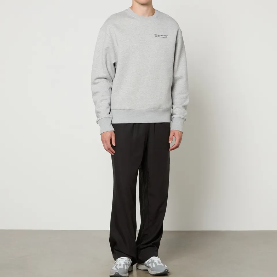 Sweatshirts|MKI MIYUKI ZOKU Phonetic Cotton-Blend Sweatshirt - L