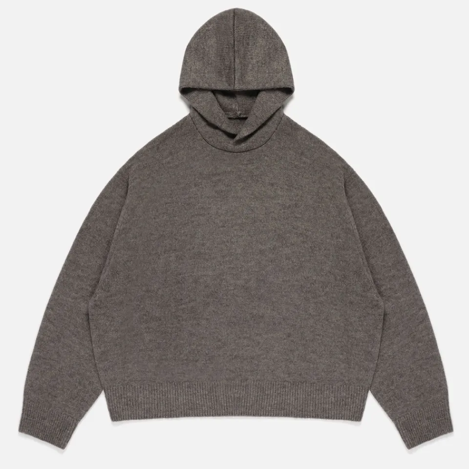 Knitwear|MKI MIYUKI ZOKU Ribbed-Knit Hoodie - L