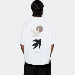 T-Shirts|T-Shirts|MKI MIYUKI ZOKU Swallow Cotton-Jersey T-Shirt - L