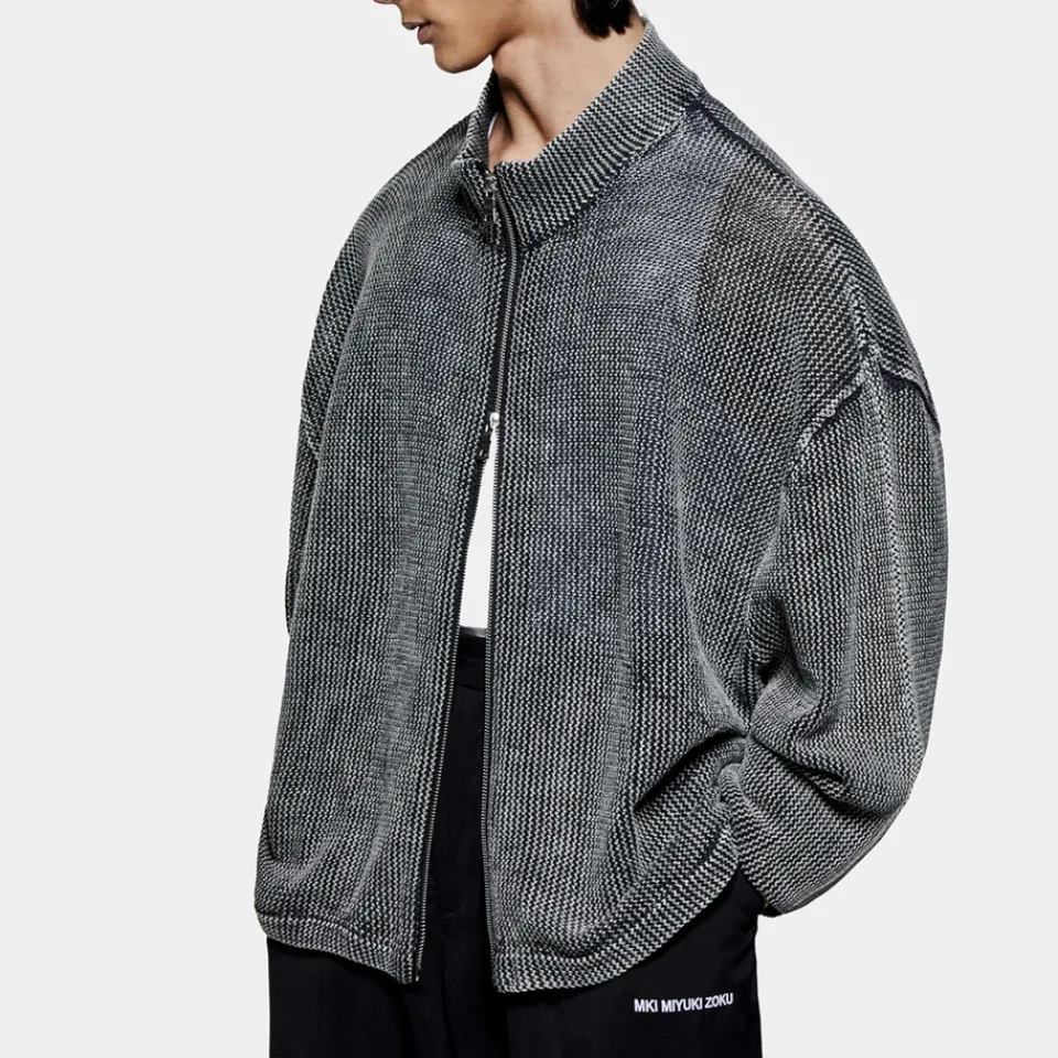 Loungewear|Jackets|MKI MIYUKI ZOKU Woven Cotton Track Jacket - S