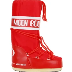 Boots|Dr. Martens Moon Boot Women's Nylon Boots - Red - UK8/UK9.5