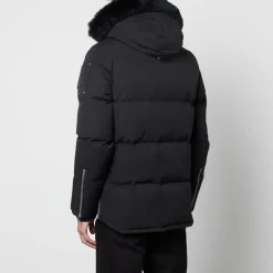 Jackets|Coats|Dr. Martens Moose Knuckles 3Q Shearling-Trimmed Nylon and Cotton-Blend Down Coat - XL
