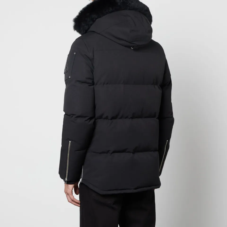 Jackets|Coats|Dr. Martens Moose Knuckles 3Q Shearling-Trimmed Nylon and Cotton-Blend Down Coat - XL
