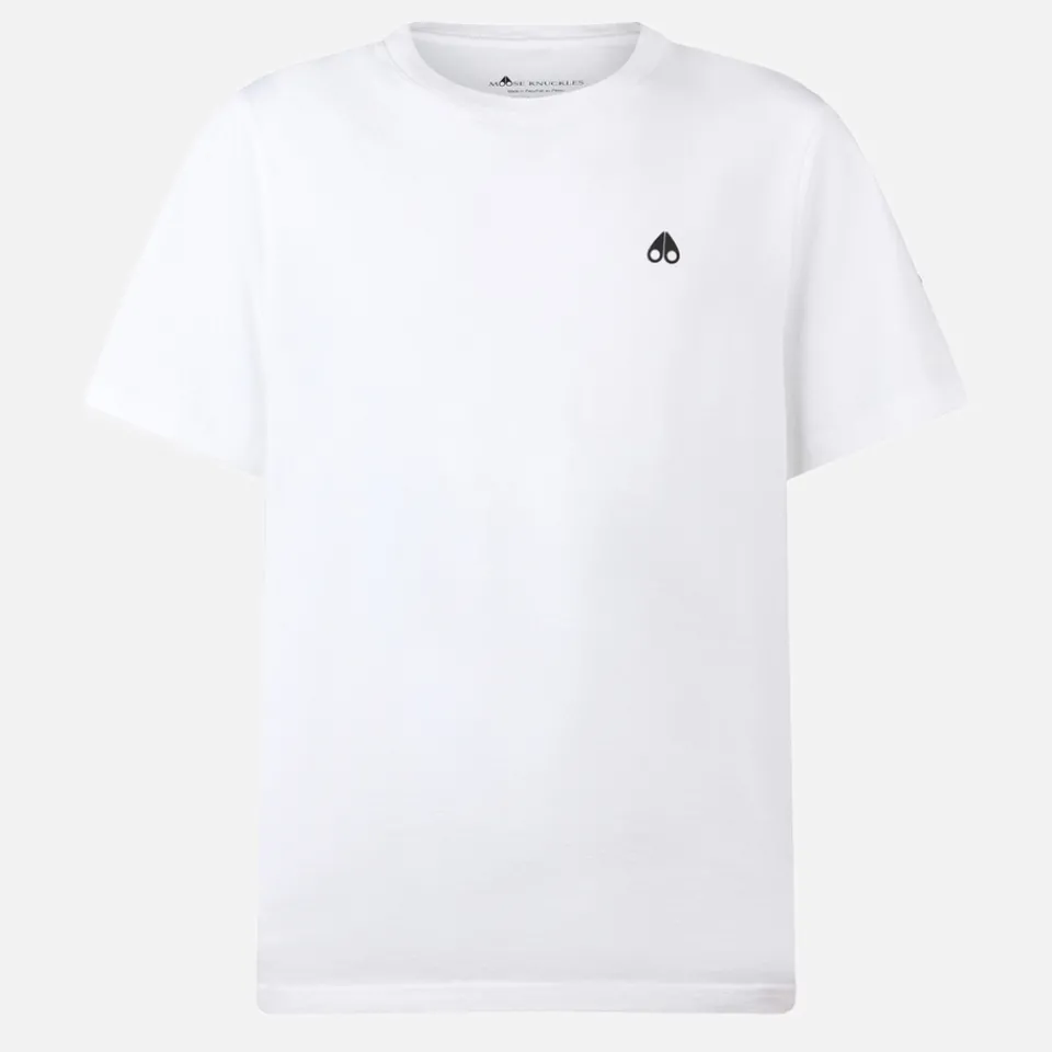 T-Shirts|T-Shirts|Moose Knuckles Satellite Cotton-Jersey T-Shirt - S