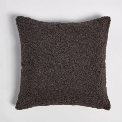 Bedroom|Home Textiles|ïn home Faux Sheep Skin Cushion - Charcoal - 50x50cm