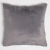 Bedroom|Home Textiles|ïn home Recycled Polyester Faux Fur Cushion - Grey