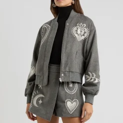 Jackets|Coats|Dr. Martens Never Fully Dressed Midnight Romance Brushed Bomber Jacket - M