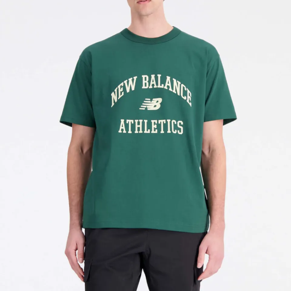 T-Shirts|T-Shirts|New Balance Athletics Varsity Graphic Cotton-Jersey T-Shirt - XXL