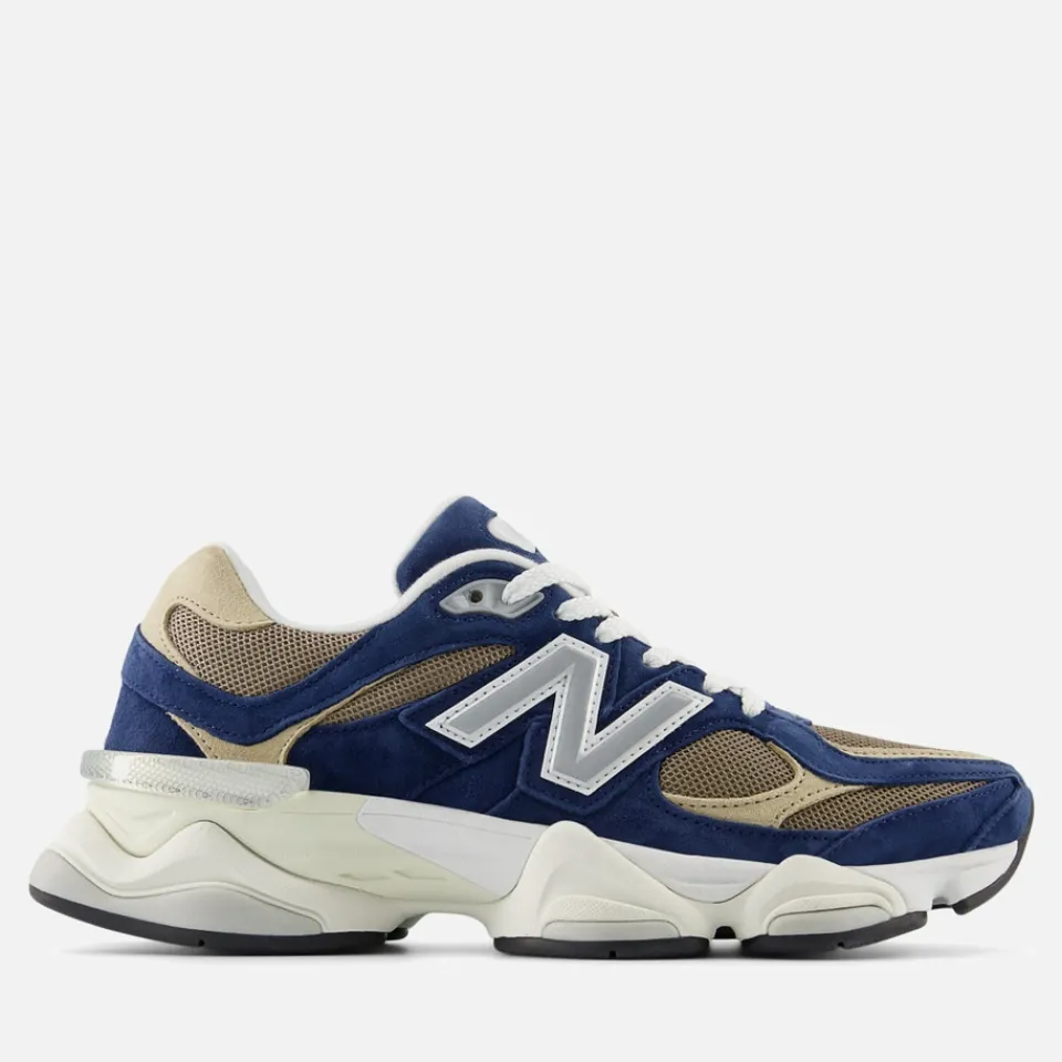 Trainers|Ganni New Balance Men's 9060 Suede and Mesh Trainers - UK 7