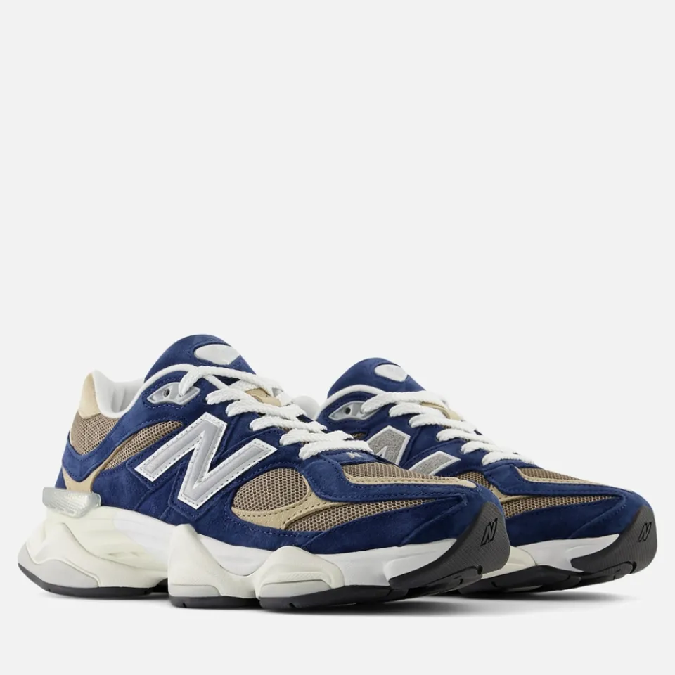 Trainers|Ganni New Balance Men's 9060 Suede and Mesh Trainers - UK 7