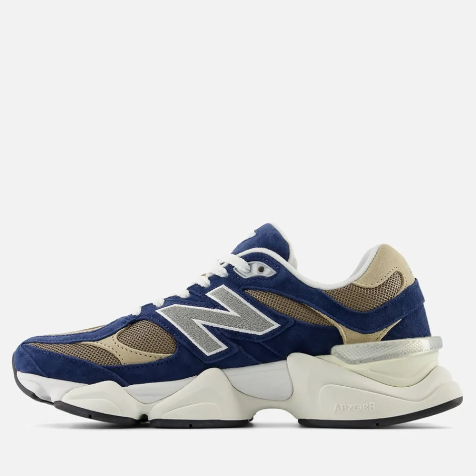 Trainers|Ganni New Balance Men's 9060 Suede and Mesh Trainers - UK 7