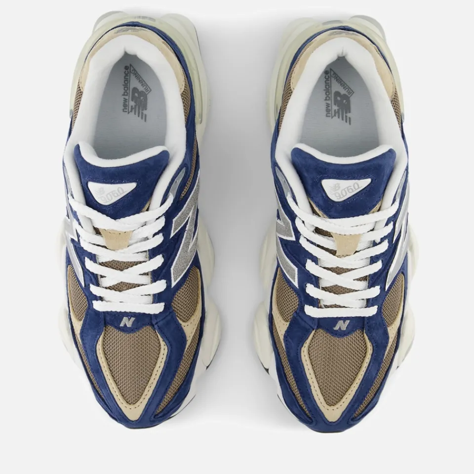 Trainers|Ganni New Balance Men's 9060 Suede and Mesh Trainers - UK 7