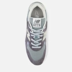 Trainers|Dr. Martens New Balance Men's 580 Suede and Mesh Trainers - UK 7