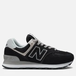 Trainers|Dr. Martens New Balance Women's 574 Evergreen Pack Trainers - Black - UK 3