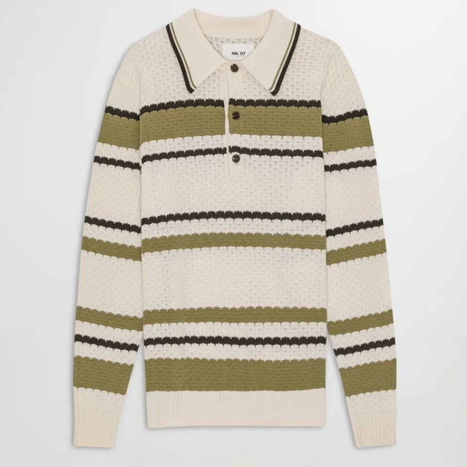 Polo Shirts|Dr. Martens NN.07 Alfie Cotton Pointelle Knit Polo Shirt - XXL