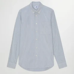 Shirts|Shirts|AMI NN.07 Arne Brushed Cotton Oxford Shirt - L