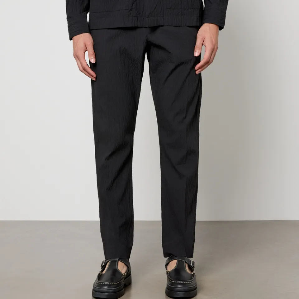 Trousers|AMI x Coggles NN.07 Bill Cotton-Blend Seersucker Trousers - W36/L32