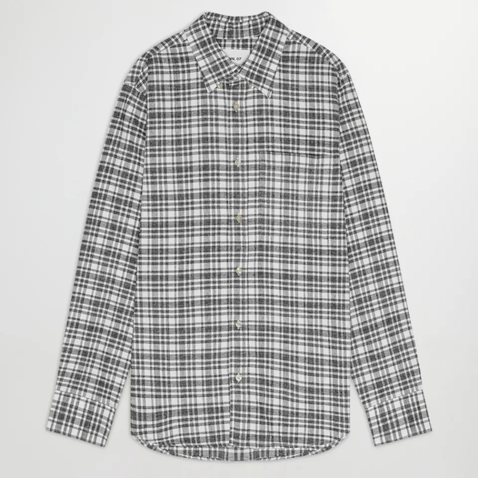 Shirts|Shirts|NN.07 Deon Soft Cotton Flannel Shirt - XXL