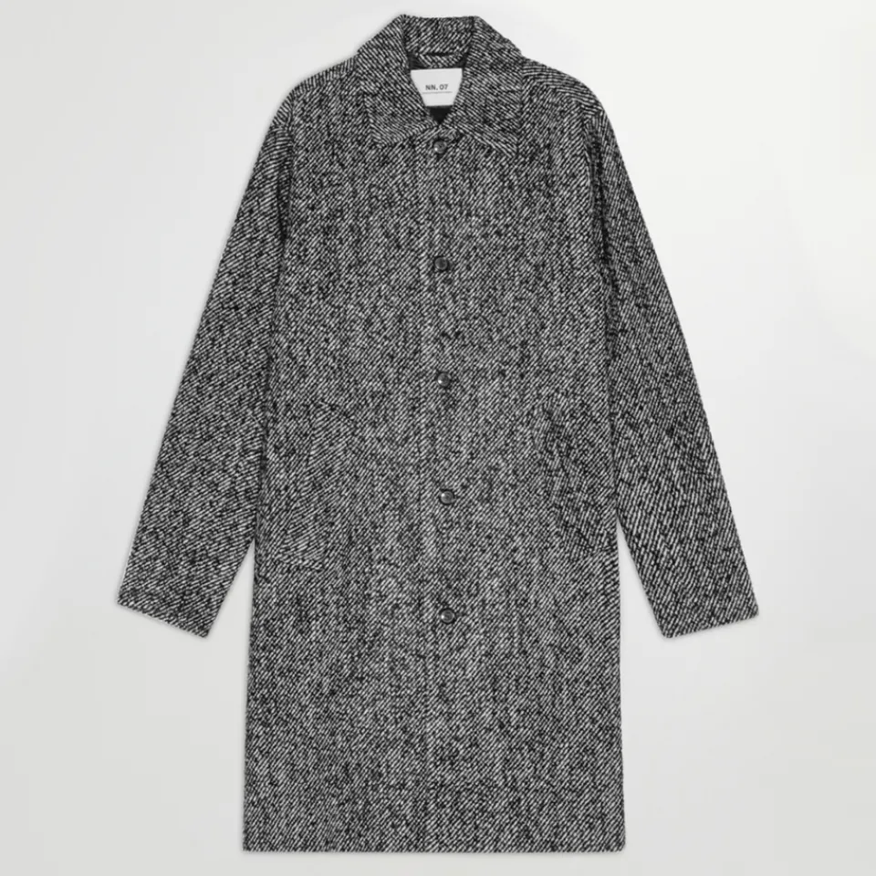 Jackets|Coats|Dr. Martens NN.07 Franco Knitted Mid-Length Overcoat - M