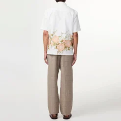 Shirts|Shirts|AMI NN.07 Freddy Floral-Jacquard Fil-Coupé Poplin Shirt - S