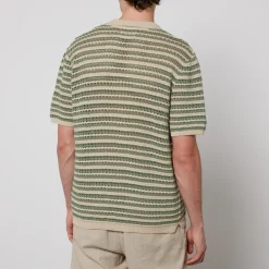 Shirts|Shirts|NN.07 Henry Crocheted Cotton Shirt - L