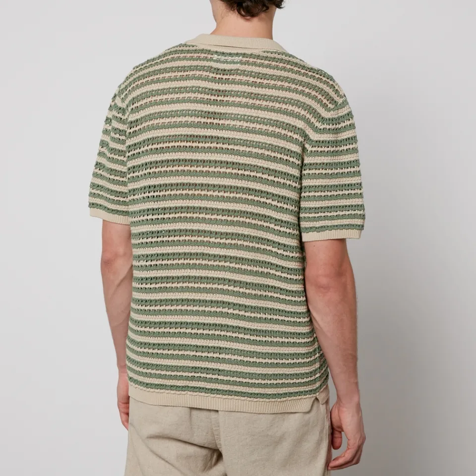 Shirts|Shirts|NN.07 Henry Crocheted Cotton Shirt - L