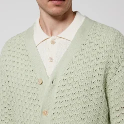 Cardigans|Knitwear|Dr. Martens NN.07 Manuel Crocheted Cotton Cardigan - XL