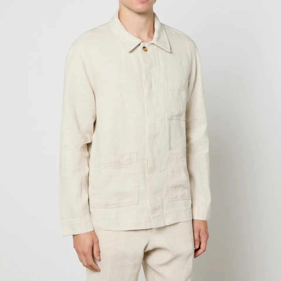 Shirts|Shirts|Autry NN.07 Olav Linen Overshirt - S