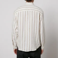 Shirts|Shirts|Dr. Martens NN.07 Quinsy Striped Cotton-Canvas Shirt - L