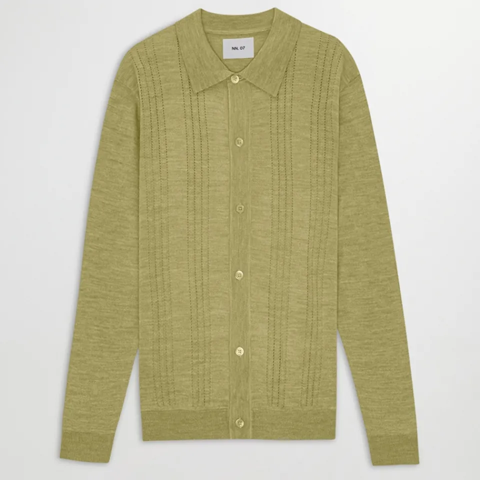 T-Shirts|T-Shirts|Dr. Martens NN.07 Thor Wool-Blend Pointelle Knit Cardigan - S
