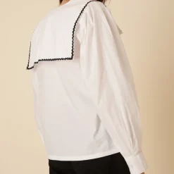 T-Shirts And Tops|Shirts And Blouses|Dr. Martens Nobody's Child Bingley Cotton-Poplin Blouse - UK 6