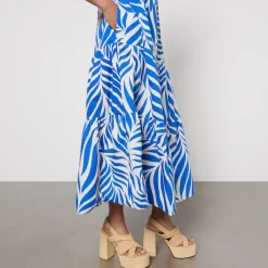 Dresses|Dresses|Dr. Martens Nobody's Child Etain India Blue Cotton-Poplin Dress - UK 6