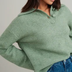Loungewear|Knitwear|Sweaty Betty Nobody's Child Knit Polo Jumper - XS
