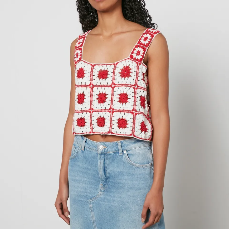 T-Shirts And Tops|HAY Nobody's Child Marcella Crocheted Top - M