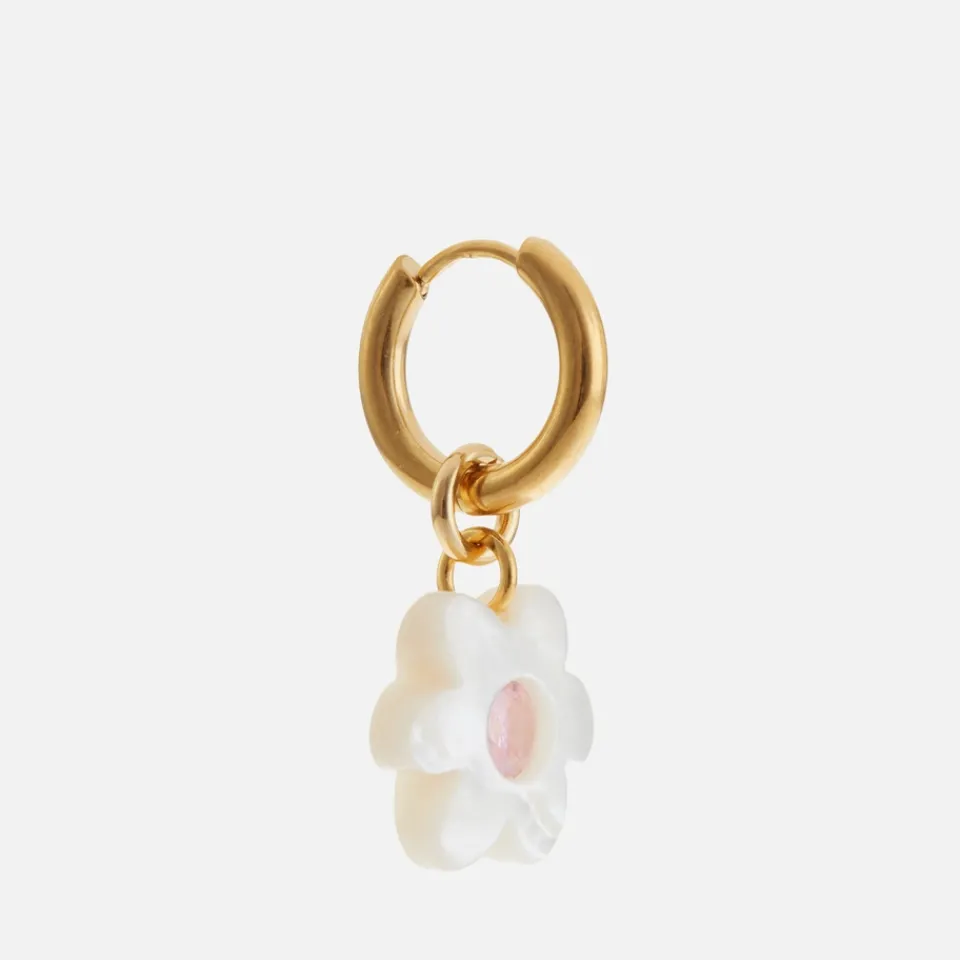 Jewellery|ïn home Notte Mini Superbloom Glow Gold-Plated Stud Earring