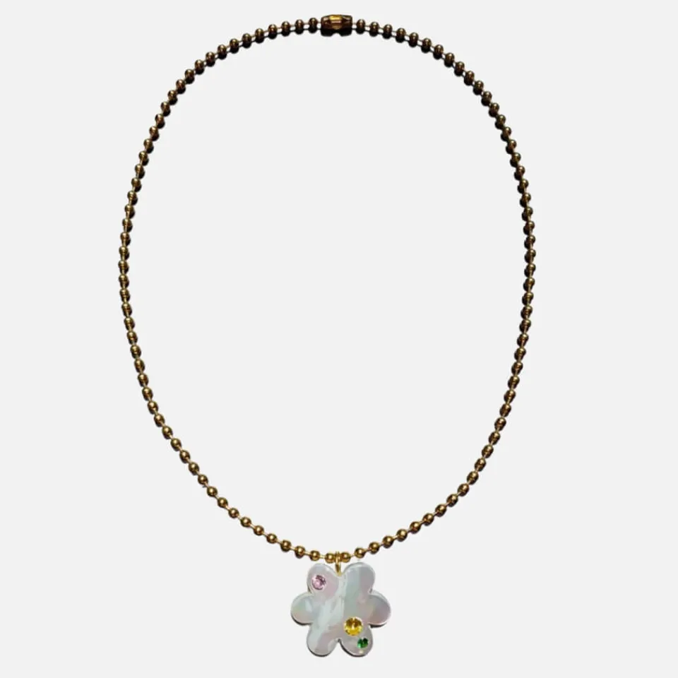 Jewellery|Notte Superbloom Mother of Pearl and Gold-Plated Necklace