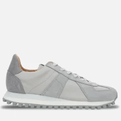 Trainers|Dr. Martens Novesta Men's German Army Canvas and Suede Trainers - UK 7