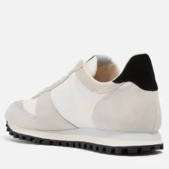 Trainers|Novesta Men's Marathon Trail Suede and Canvas Trainers - UK 7