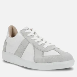 Trainers|Trainers|Dr. Martens Novesta Unisex German Army Canvas and Suede Trainers - UK 4