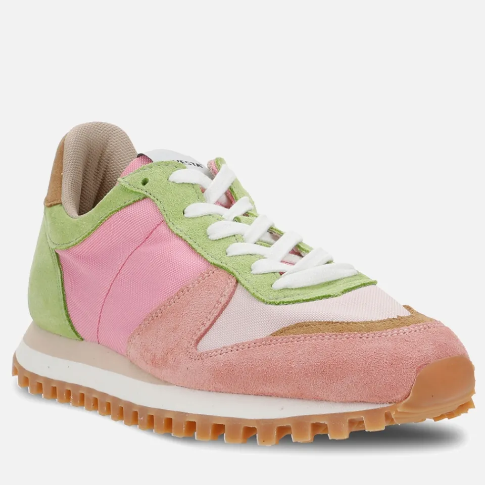 Trainers|Novesta Women's Marathon Trail Canvas and Suede Trainers - UK 3.5
