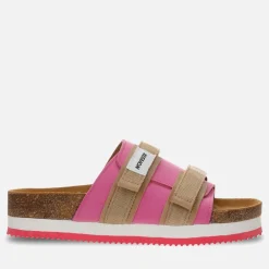 Sandals & Slides|Sandals|Dr. Martens Novesta Women's Partisan Faux Suede Slide Sandals - UK 7