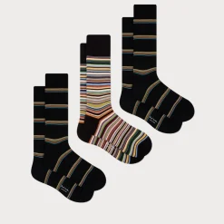 Wallets|Dr. Martens Paul Smith Socks and Leather and Canvas Cardholder Gift Set