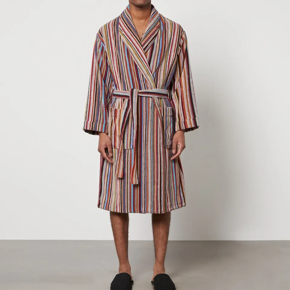Loungewear|Dr. Martens Paul Smith Striped Cotton-Towelling Dressing Gown - S