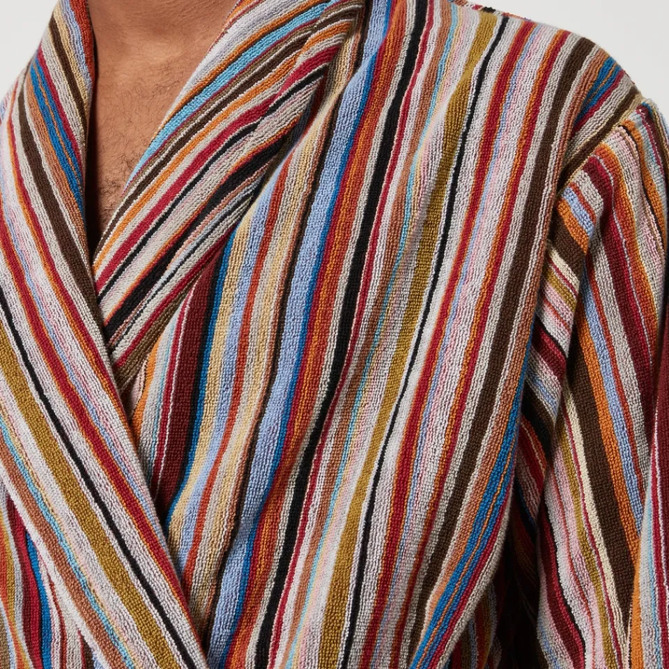 Loungewear|Dr. Martens Paul Smith Striped Cotton-Towelling Dressing Gown - S